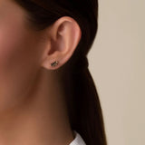 Amalfi Double Stack Green Mix Studs