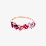 Amalfi Red Ombre Half Band