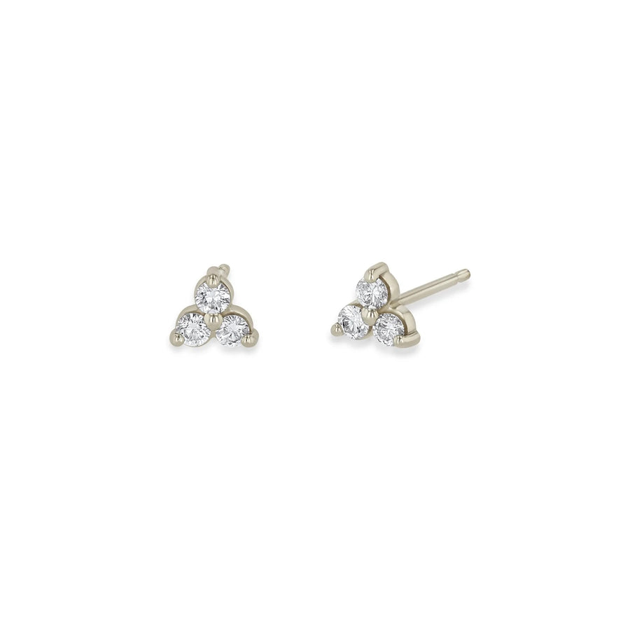 Prong Diamond Trio Studs