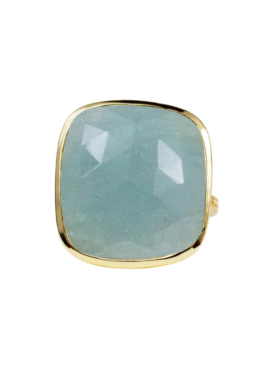 Aquamarine Monterey Ring