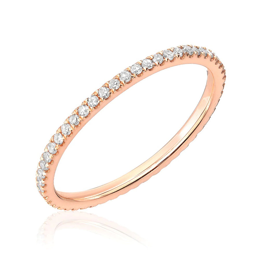 Pave Diamond Eternity Band