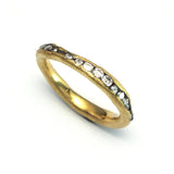 Yellow Gold Diamond Eternity Channel Set Ring