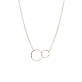 Tiny Mixed Circles Necklace