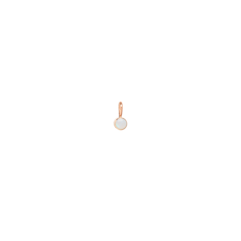 Single Opal Charm Pendant | October Birthstone