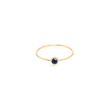 Single Blue Sapphire Ring | September Birthstone