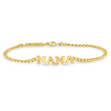 MAMA Small Curb Chain Bracelet