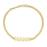 MAMA Small Curb Chain Bracelet