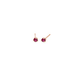 Ruby Prong Stud Earrings