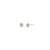 Itty Bitty Black & White Diamond Yin Yang Studs