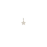 Single Midi Bitty Pave Diamond Star Charm