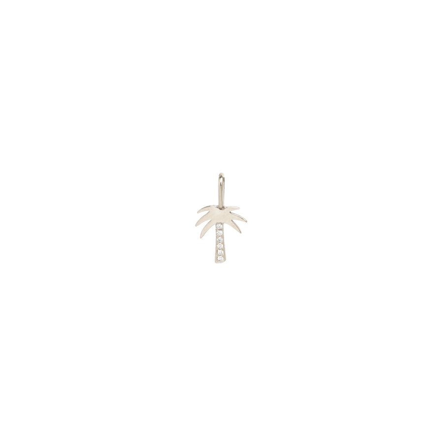 Single Midi Bitty Pave Diamond Palm Tree Charm