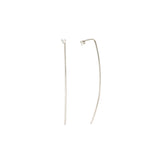 Prong Set Diamond Stud Wire Earrings