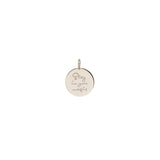 Single Small Mantra Medallion Disc Charm - "Stay In Your Magic"