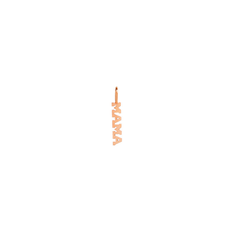 Single Itty Bitty Capital Letter MAMA Charm