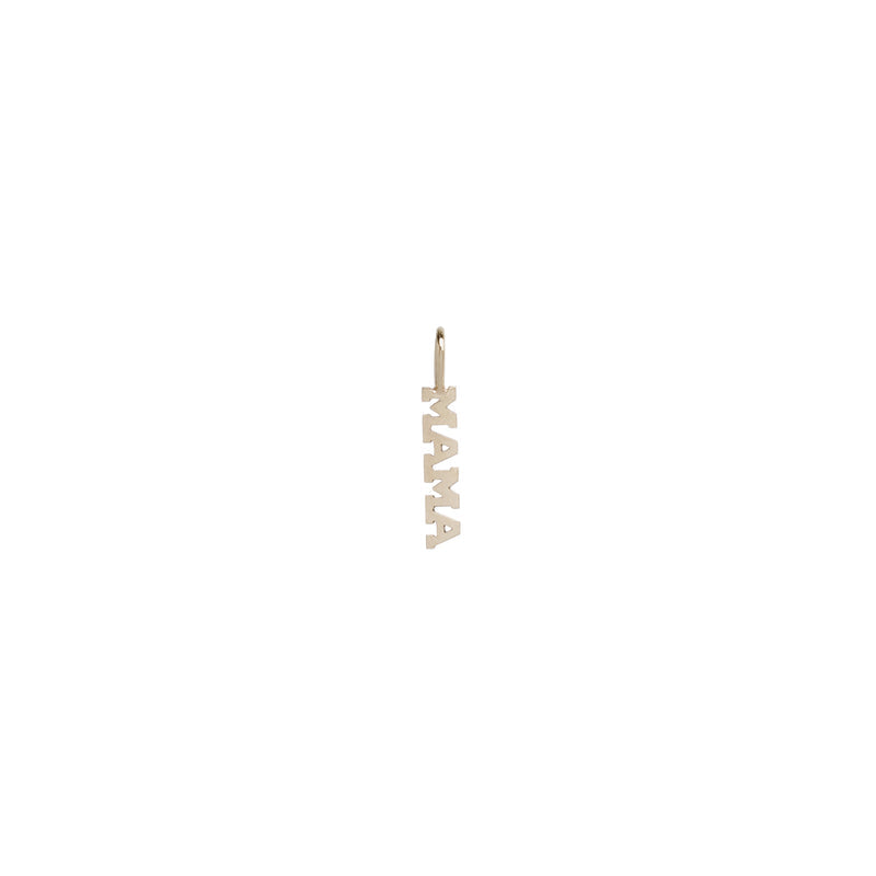 Single Itty Bitty Capital Letter MAMA Charm