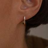 Baguette Equilibrium Hook Earrings