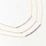 Ruby Centre Gemstone Wrap Necklace