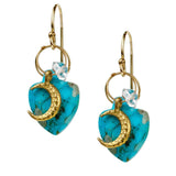 Turquoise Luna Earrings