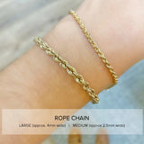 Medium Rope Chain Bracelet