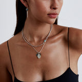 Amazonite Nugget Bead Necklace